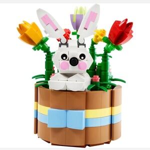 Lego Easter Bunny and Flowers Building Set